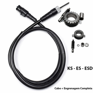 Cabo Velocimetro + Engrenagem Velocimetro Titan 150 Fan 150 2004 Até 2013 KS ES ESD em Oferta na Shopee