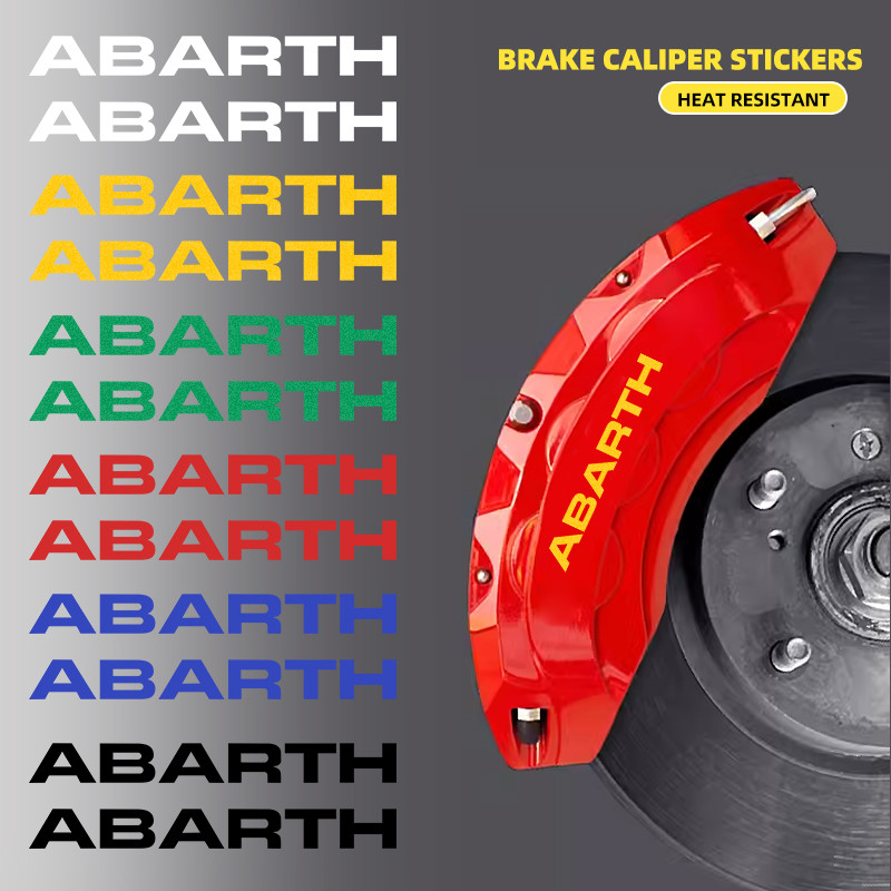 6 Pçs PET Pinça De Freio Do Carro Adesivo Roda Decalque Decoração Para FIAT Fiorino Fastback E-Ulysse Doblo Cronos Cento