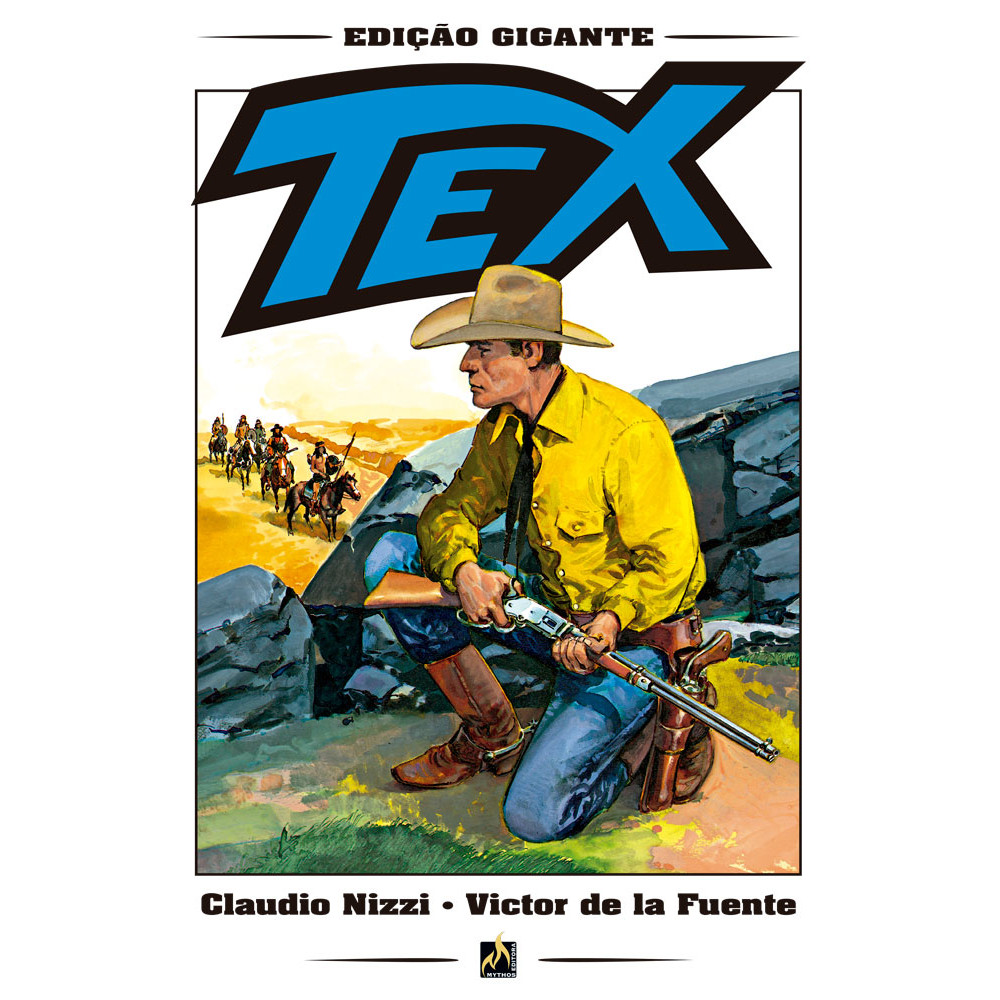 Capa do livro Comics - Tex gigante 05 - a reedição - por Claudio Nizzi - Mythos Editora