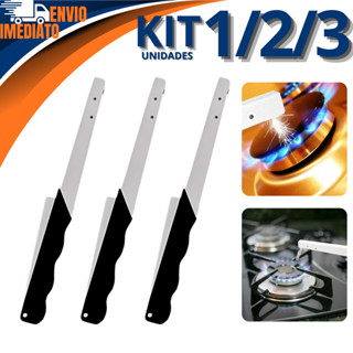 Kit 1/2/3 Acendedor De Fogão 22cm Faísca Com Botão Moderno Para Cozinha Restaurante Lanchonete em Oferta na Shopee