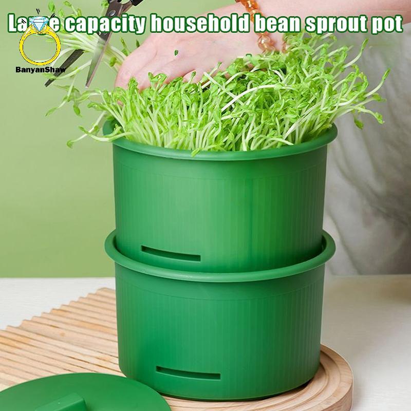 [BANY] Bandeja De Broto De Sementes Para Jardim , Caixa De Germinação De Amendoim Hidropônico , Mudas De Feijão De Ervil