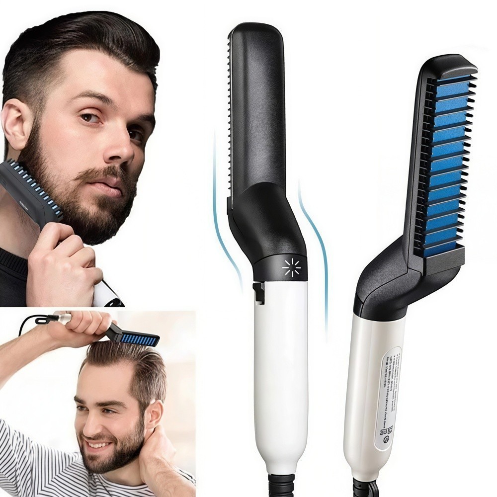 Chapinha Alisadora Masculina – Modela e Alisa Cabelo e Barba