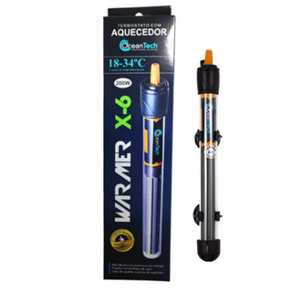 Termostato Ocean Tech X-6 200W 127V - Termostato com Aquecedor para Aquários em Oferta na Shopee