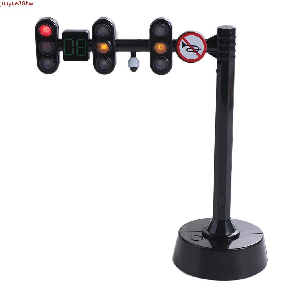 JUNYUE Mini Brinquedos Modelo De Parada , Sinais De Luz De Brinquedo De Trânsito , Blocos De Construção De Semáforo De S