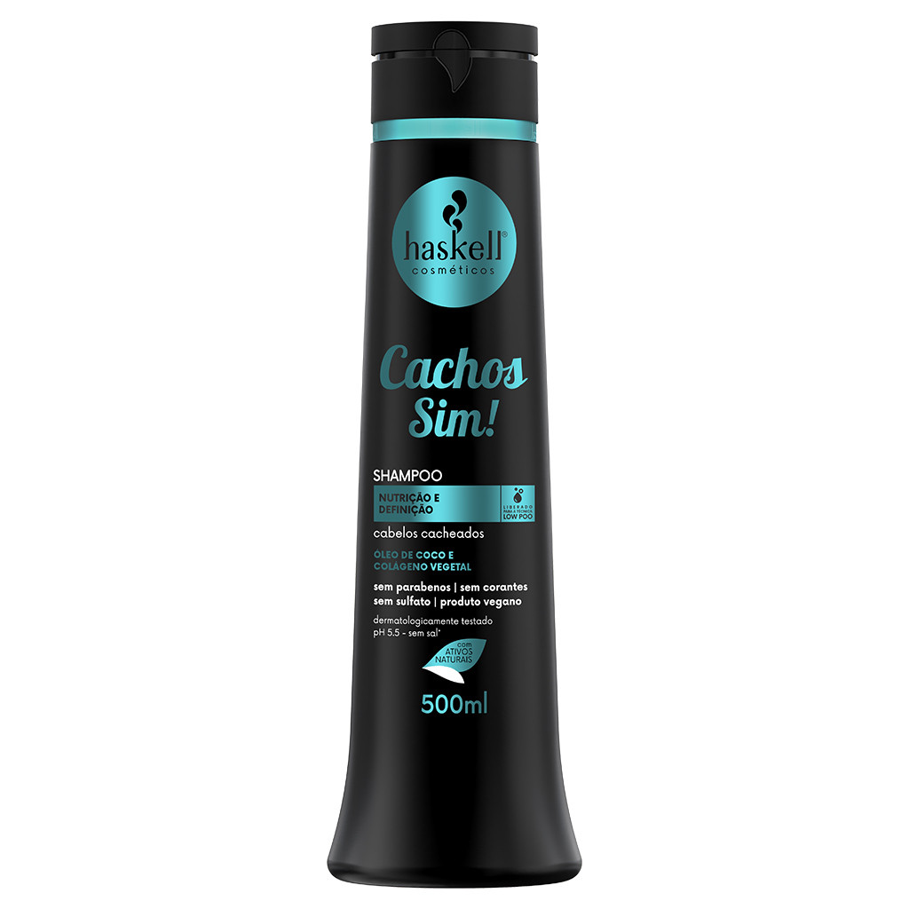 Shampoo Cachos Sim! 500ml Haskell