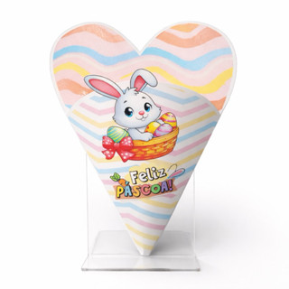 Cone Buque Porta Bombom Páscoa | Lembrancinha Mimo Páscoa | Embalagem para Bombom em Oferta na Shopee