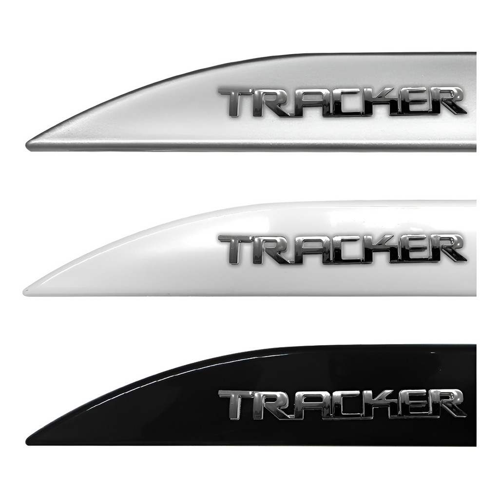 Friso Lateral Gm Nova Tracker 2020 2021 2022 Escrita Cromada