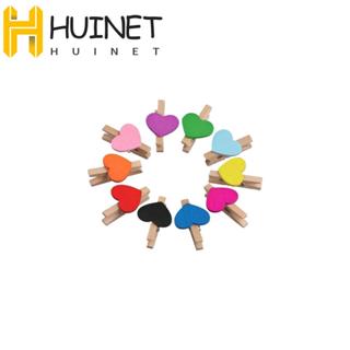 HUINET Clipes Amorosos 50 Pçs/Lote Papéis Para Casa DIY Prendedores De Roupa Em Formato De Coração em Oferta na Shopee