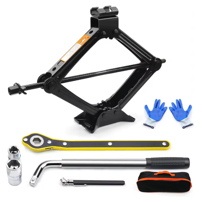 Kit Estepe de Carro Macaco Sanfona 1.5 Ton