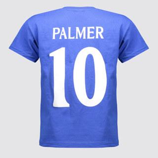 Camisa Chelsea Palmer N° 10 Juvenil Azul em Oferta na Shopee