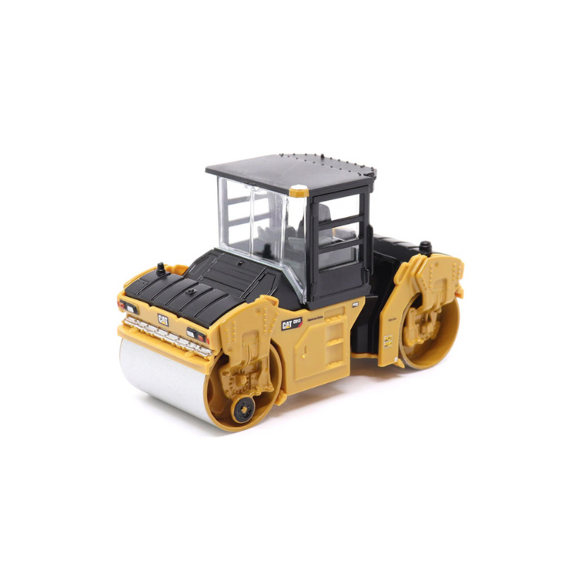 Miniatura Rolo Compactador tandem Caterpillar CB-13 com cabine ESCALA 1:64