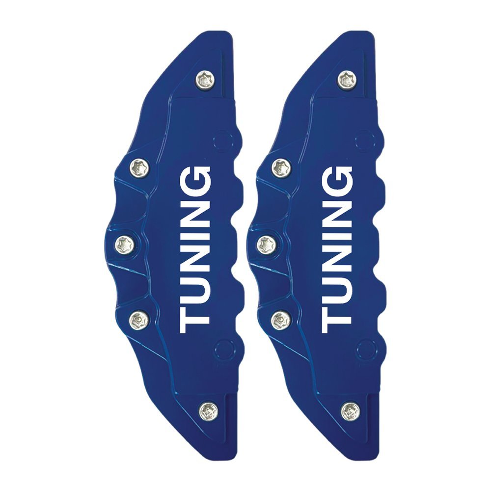 Par Capa Pinça Freio Azul - Tuning Varios Modelos Aro 15+