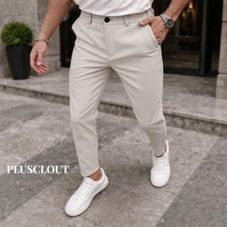 Calça masculina elegante alfaiataria Moderna premium em Oferta na Shopee