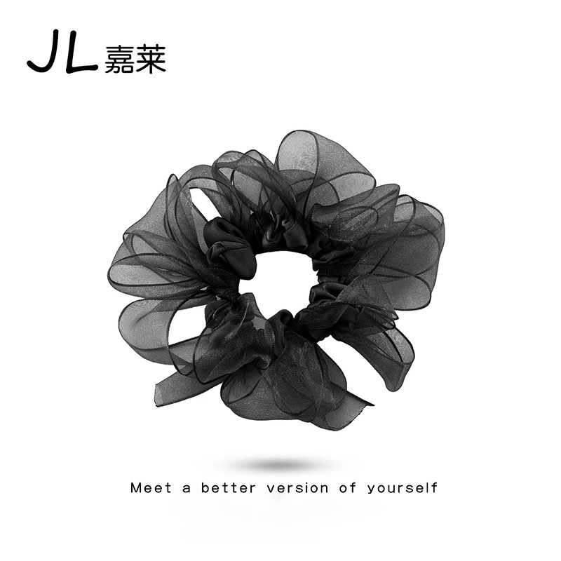 Estilo coreano gaze Scrunchy anel feminino cabeça traseira rabo de cavalo bola cabeça de cabelo corda fada fofo alta elá