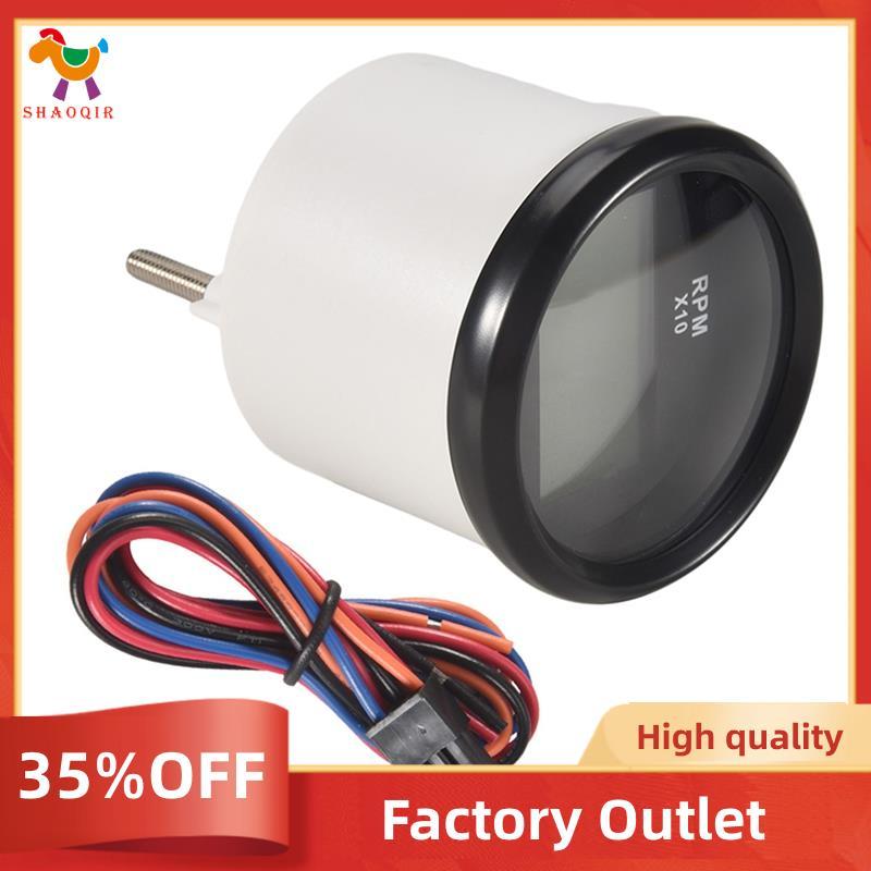 Barco LED Digital Tacômetro Horímetro Marine Outboard RV RPM Medidor