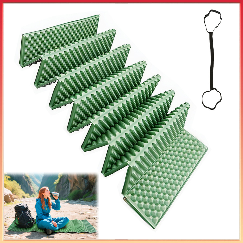 Colchonete de acampamento,dobrável ultraleve versátil Colchonete de acampamento para barraca,183 x 60 x 1 cm,Verde