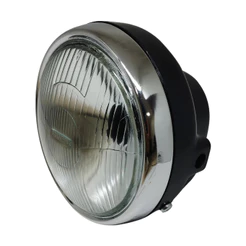 Farol Bolinha Honda Cg 125 1976 1977 1978 1979 1980 1981 1982 Turuna Vidro Aro Cromado