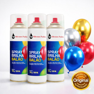 Spray Brilho Para Balões Renovar Bexiga Buffet Festa 300 ml festas eventos bexigas brilha em Oferta na Shopee