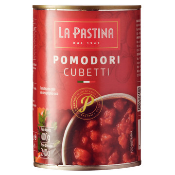 La Pastina Tomate cubetti 400g