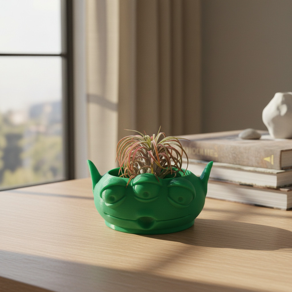 Vaso Alien Toy Story 5,5cm - Cacto/suculentas