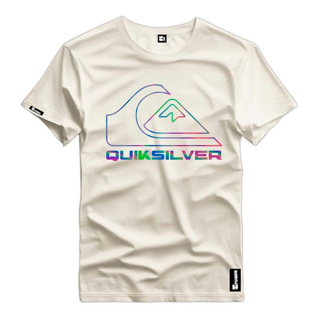 Camiseta Quiksilver Surf 100% Algodao Lançamento em Oferta na Shopee
