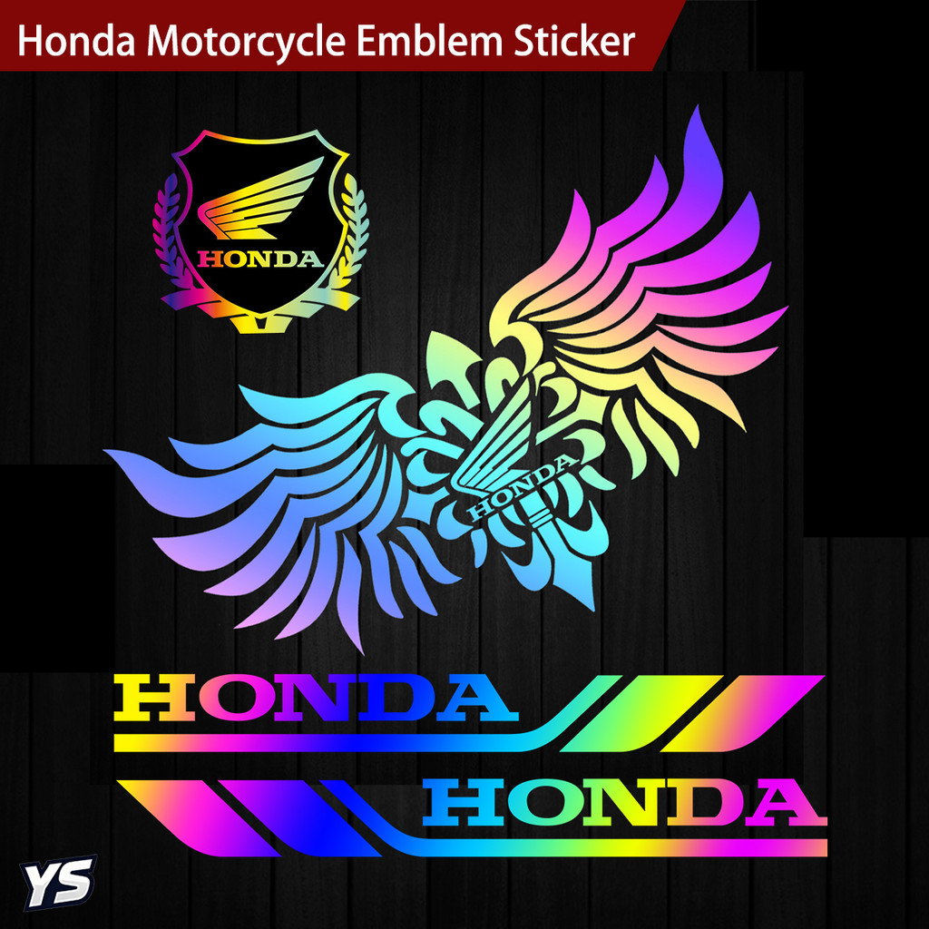 Adesivo Com Logotipo Do Emblema Honda Adequado Para ADV160 Click 125i 160 PCX160 Giorno Beat 110 TMX125 Alpha XR125 Deca