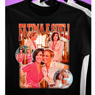Camiseta Camisa Tapas e beijos Fátima e Sueli Série Unissex e Algodão em Oferta na Shopee