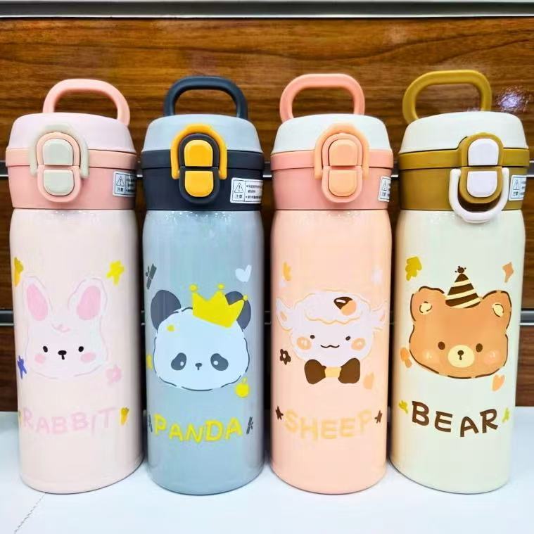 Garrafa Térmica aço inox de água 500ml – Tampa flip e canudo  1479 em Oferta na Shopee