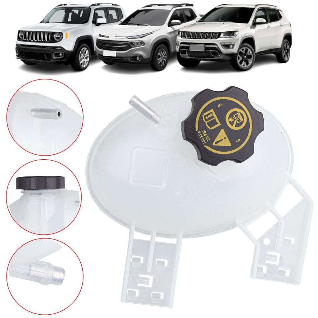 Reservatório Água Radiador Renegade Compass Toro 1ª Linha em Oferta na Shopee