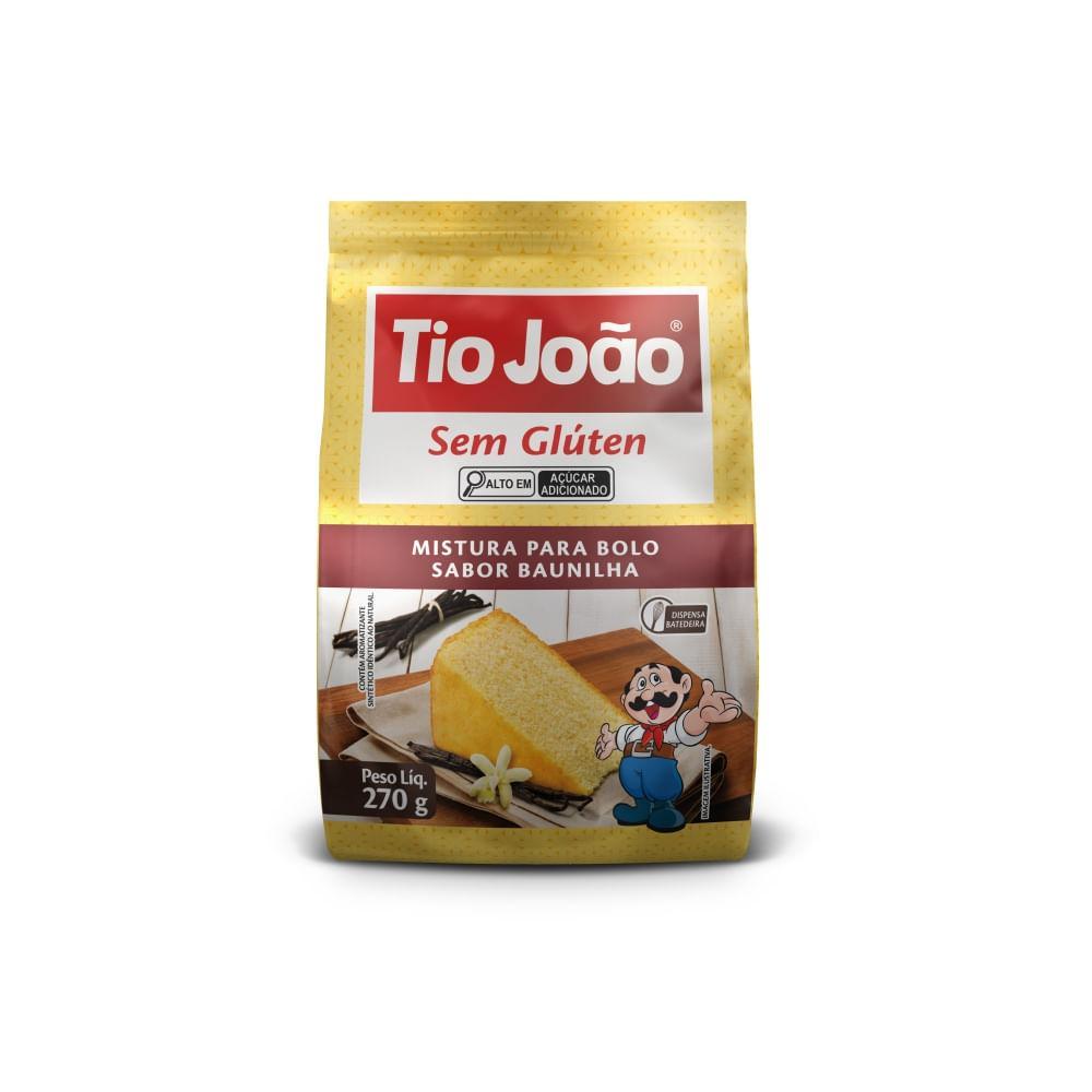 Bolo Sabor Baunilha Tio João Mistura para bolo 270g em Oferta na Shopee