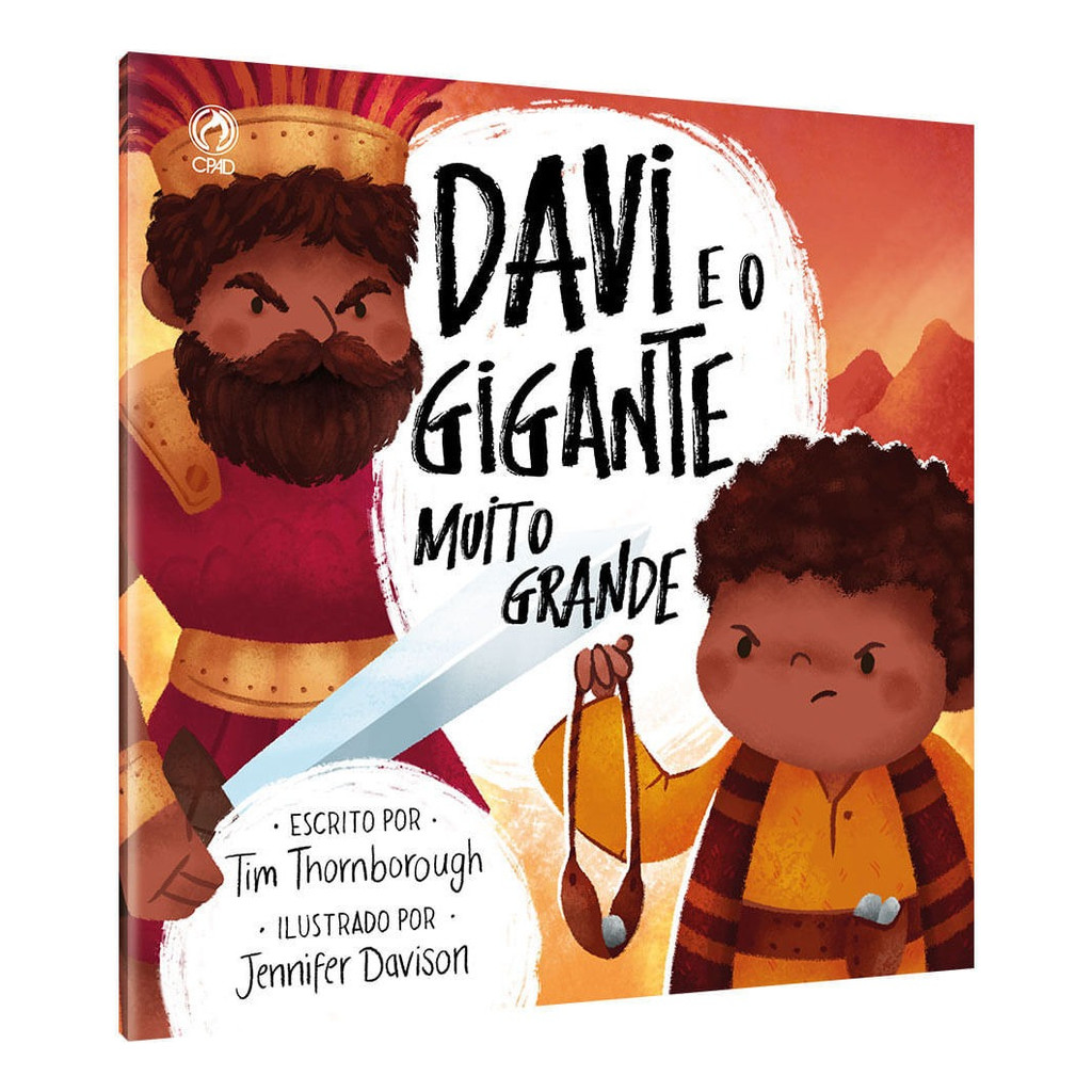 Livro Infantil: Davi E O Gigante Muito Grande - Capa Brochura | Ed. CPAD