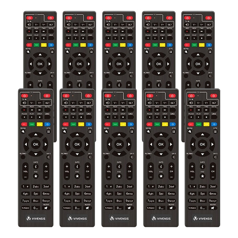 Kit 10 Controle Remoto P/ Receptor Vivensis Vx10 - Original