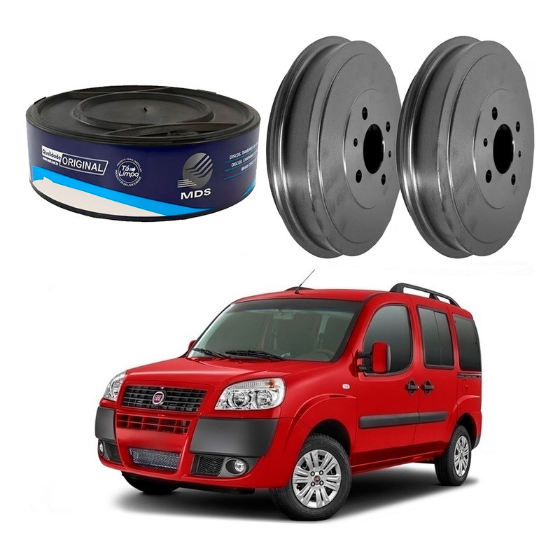 Tambor Freio Traseiro Fiat Doblo 1.8 2011 A 2019