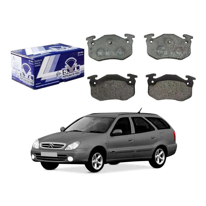 Pastilha Freio Traseira Xsara Break 1.6 2001 A 2010