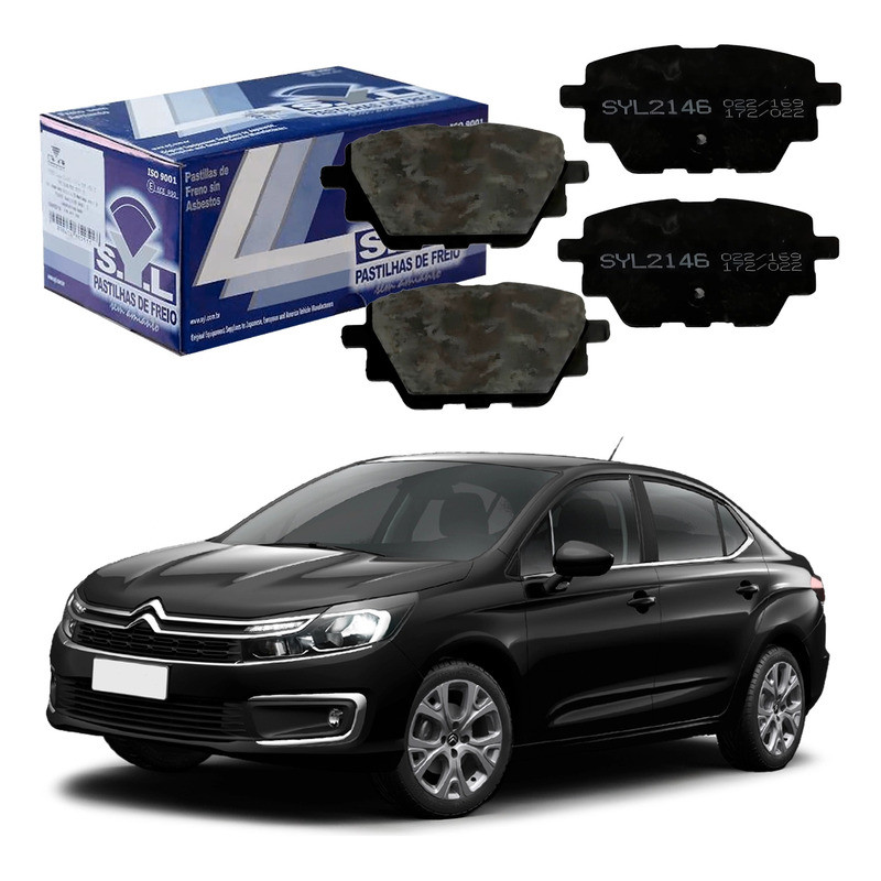 Pastilha Freio Traseira Syl C4 Lounge 1.6 16v 2018 A 2020