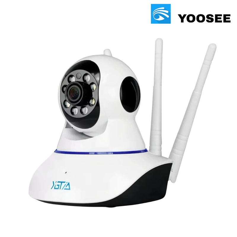 Câmera IP WiFi com 3 Antenas e Visão Noturna