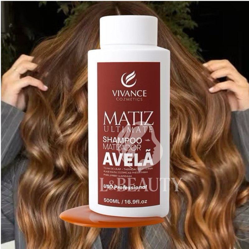 Shampoo Tonalizante Matizador Avelã 300ml Vivance Cosmetics em Oferta na Shopee