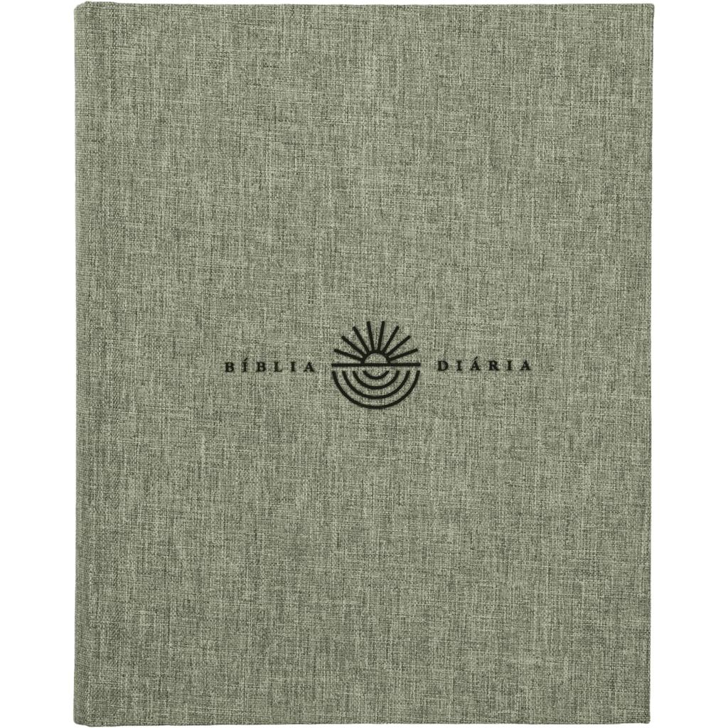 Bíblia Diária NVI | Leitura Perfeita | Capa Dura Tecido | Cinza em Oferta na Shopee