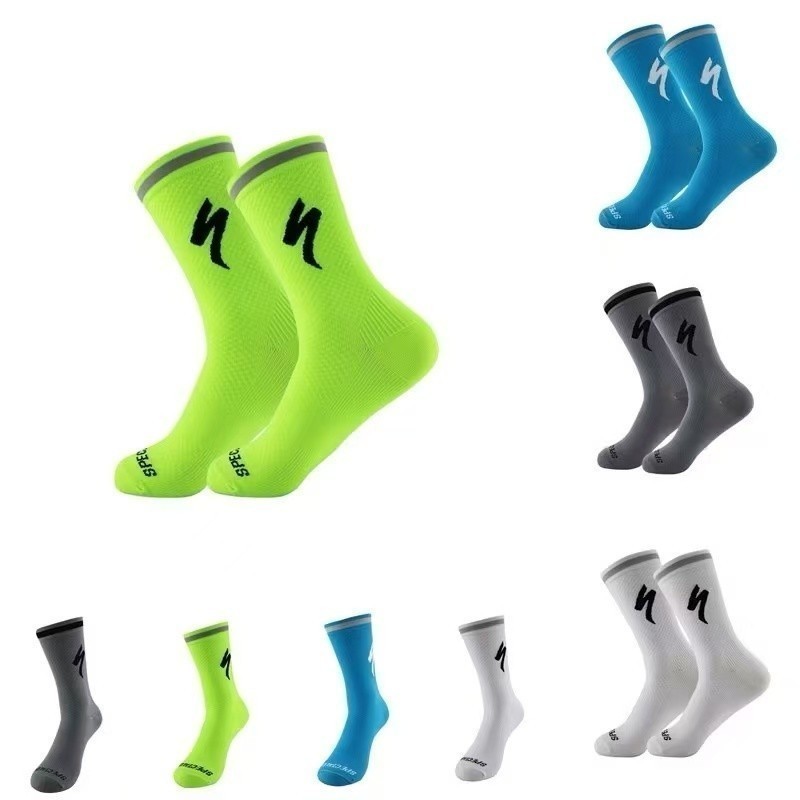 Meias De Ciclismo Pro Para Homens E Mulheres – Esportivas De Malha Respirável Competição , Basquete Badminton Equitação em Oferta na Shopee