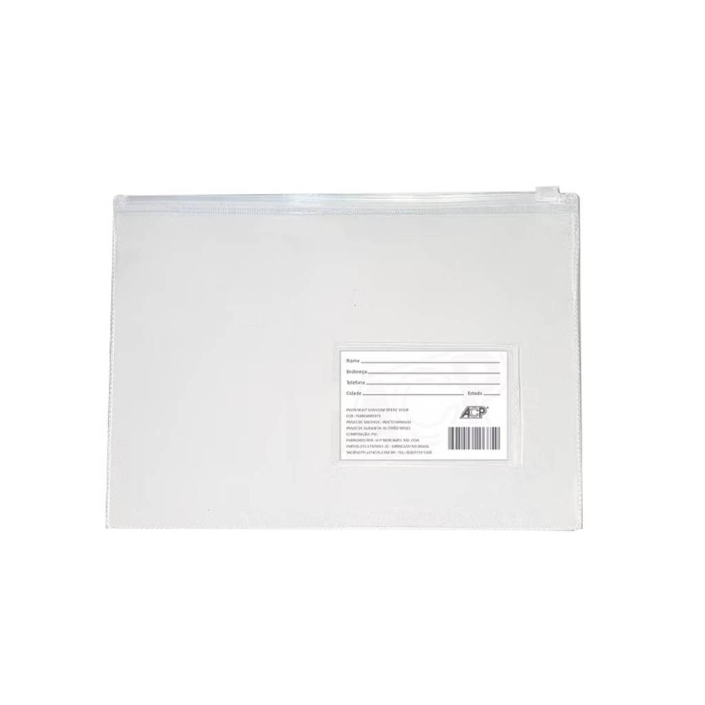 Pasta com zíper 240X180mm PZ-34 ACP