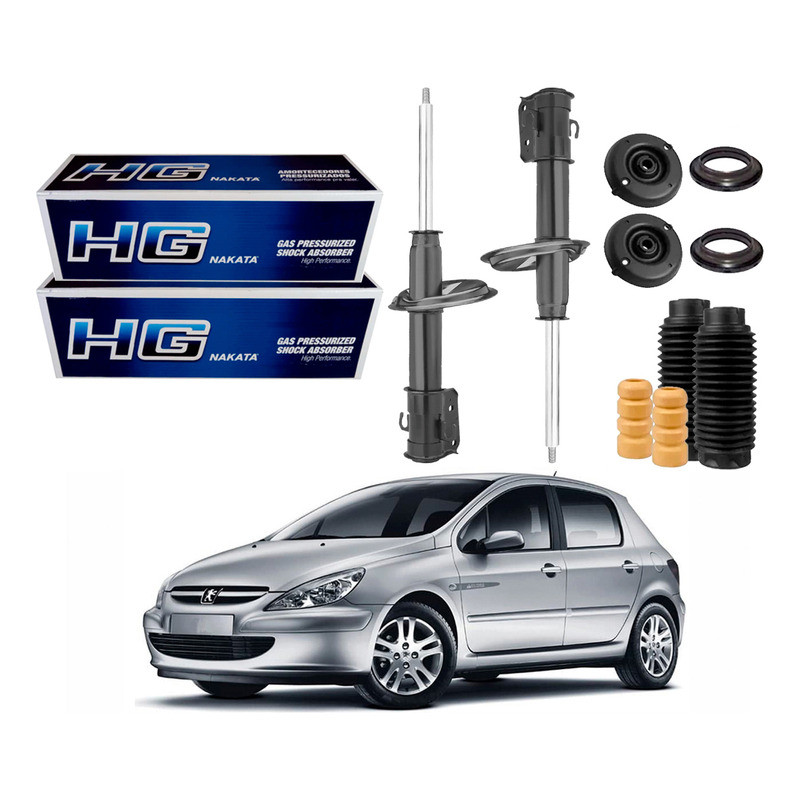 Kit Amortecedor Dianteiro. 307 1.6 2.0 2002 A 2006 em Oferta na Shopee