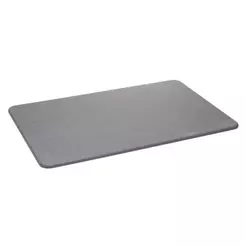 Tapete para Banheiro 60 x 39cm Cinza Escuro Pedra Diatomita