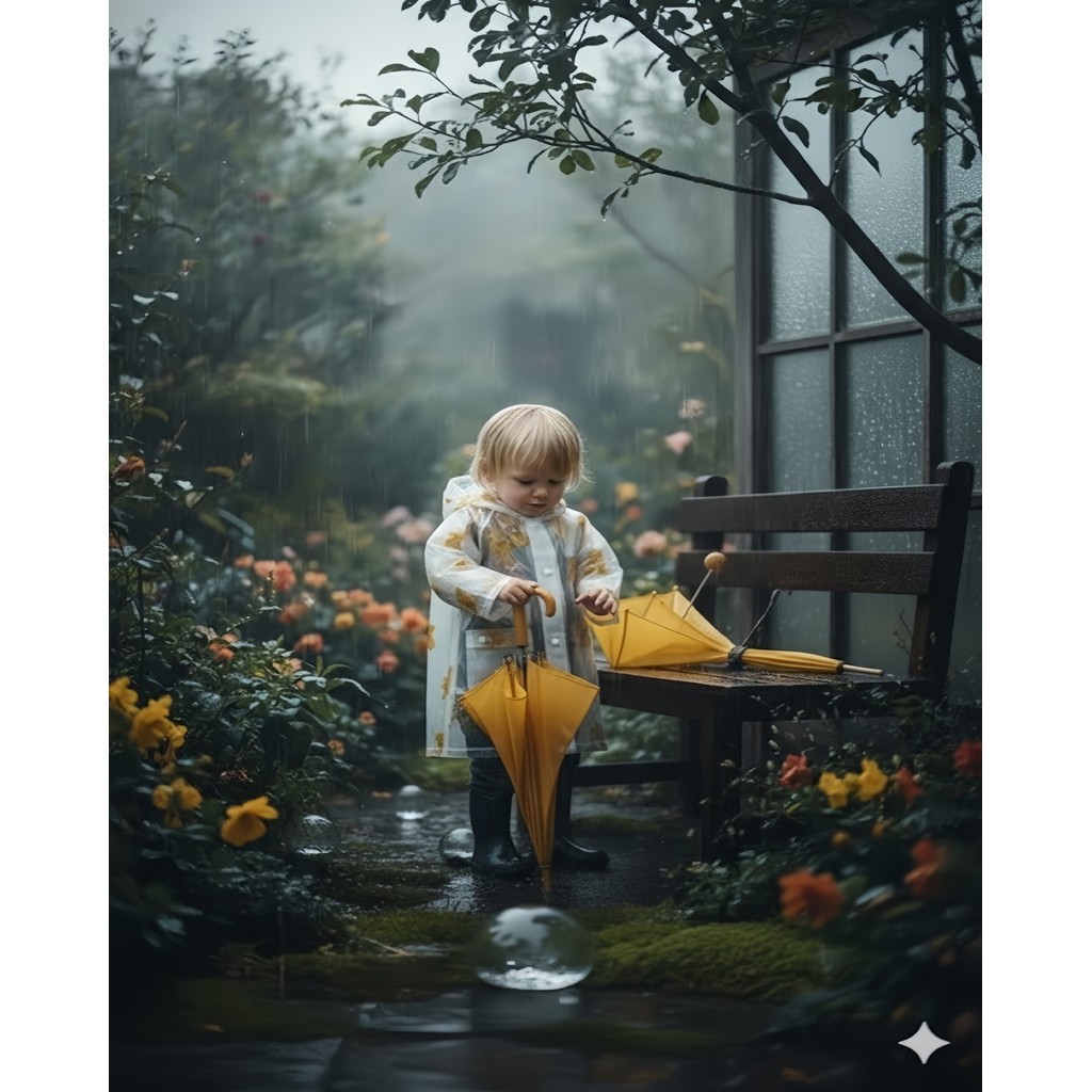 Capa de Chuva Infantil EVA Impermeável Com Capuz e Manga Cumprida 84x54cm Unissex - Bingo em Oferta na Shopee