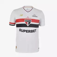 Camisa São Paulo I New Balance 25/26 Torcedor Branca