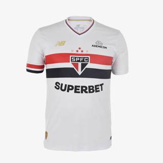Camisa São Paulo I New Balance 25/26 Torcedor Branca em Oferta na Shopee