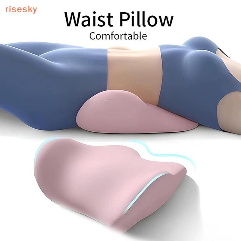 [risesky] Almofada Especial De Apoio Lombar Travesseiro Para Dormir Ergonômico Softfortable Memória Cama De Algodão Prot