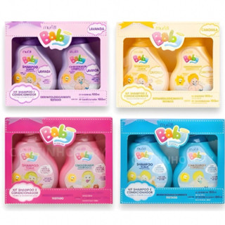 Kit Higiene Infantil Muriel Baby Shampoo e Condicionador Camomila & Lavanda – Menina ou Menino Neutro em Oferta na Shopee