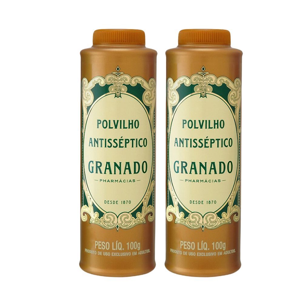 Kit 2 Polvilho Antisséptico Granado Tradicional 100g em Oferta na Shopee