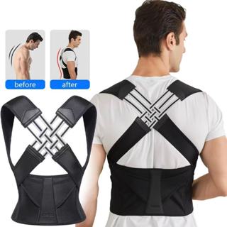 Cinto Corretor de Postura Ajustável - Correção de Corcunda Ombro Aberto e Proteção das Costas em Oferta na Shopee
