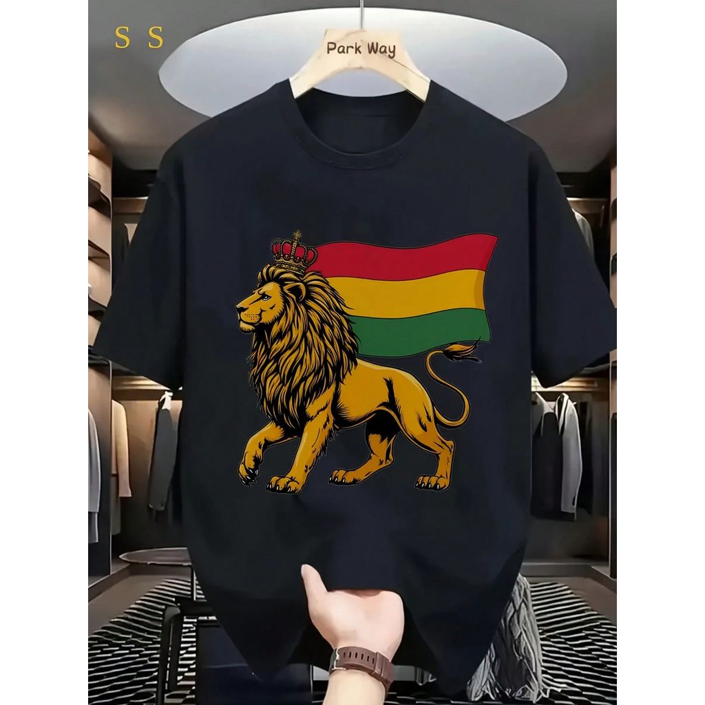 Camisa de Futebol Masculina Copa 2026 Estampado de Bandeiras Nacionais Brazil Manga Curta Casual de Verão